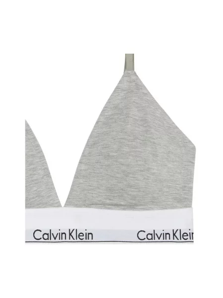 Spodní prádlo Calvin Klein Jeans LIGHTLY LINED TRIANGLE šedé