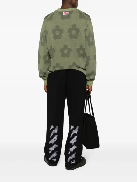 Bėgimas kelnės Off-white balta
