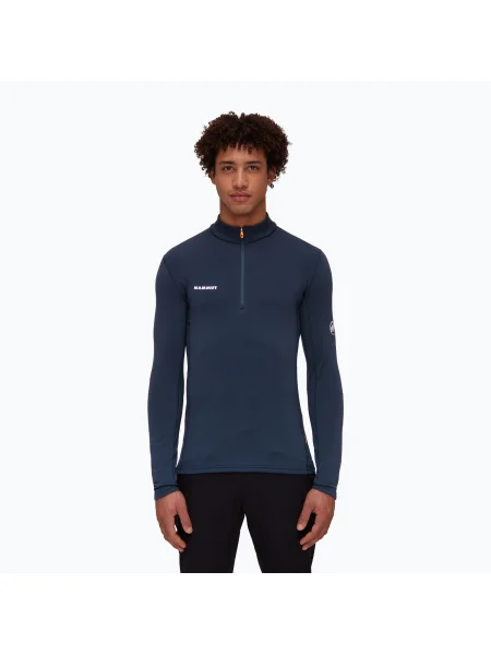 Pánska trekingová mikina Mammut Aenergy ML Half Zip Pull marine modrá