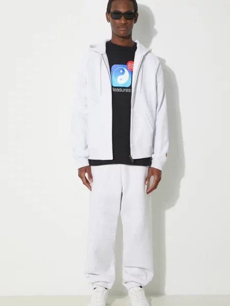 Куртка Carhartt Wip с капюшоном серая
