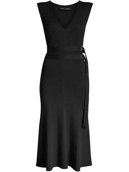 Rochie midi Proenza Schouler până la genunchi de costum negru