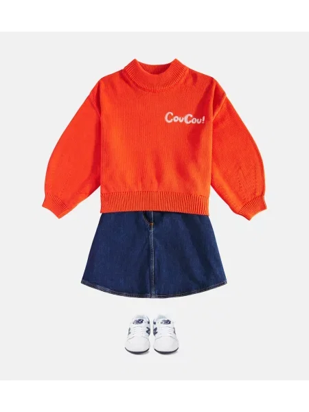 Megztinis Mini Rodini raudona