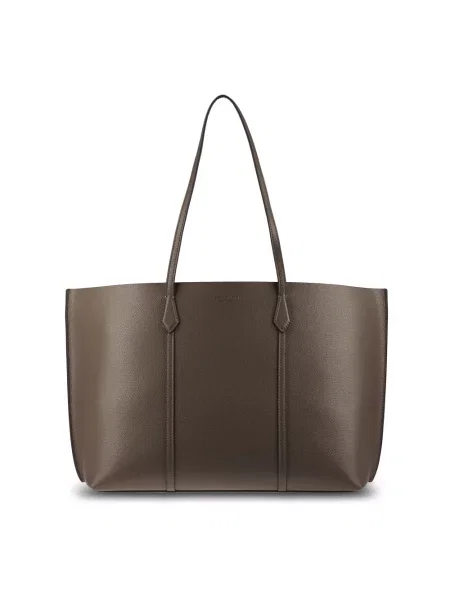 Shopperka Tory Burch skórzana brązowa