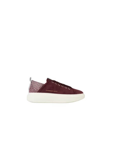 Sneakersy Alexander Smith skórzane czerwone