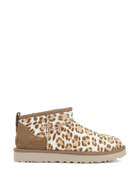 Botine Ugg cu imagine cu model leopard mini