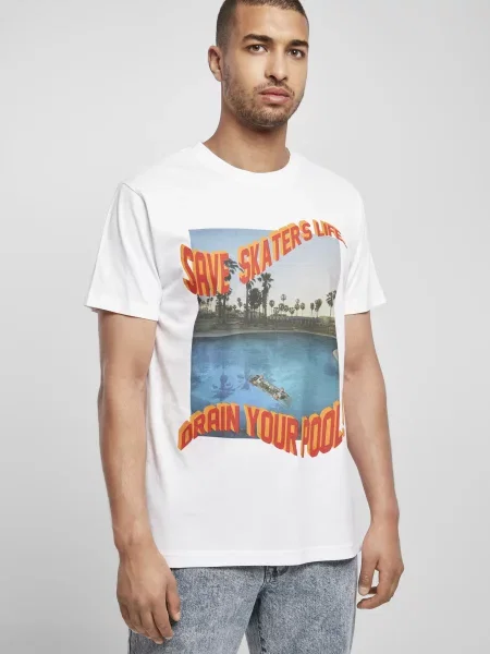 Tricou Mister Tee alb