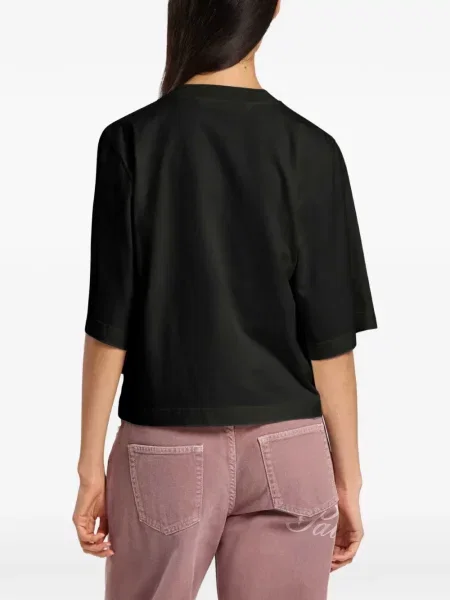 Tricou Palm Angels cu imagine negru