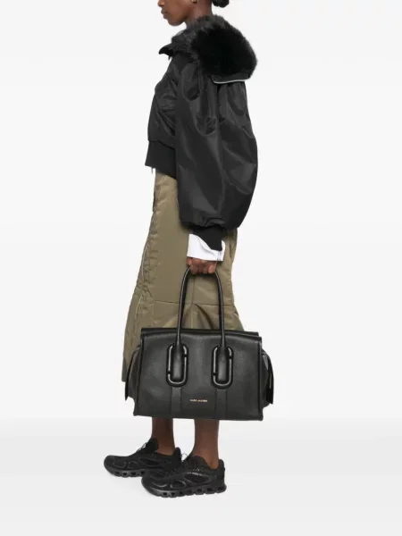 Geantă shopper Marc Jacobs cu autograf negru