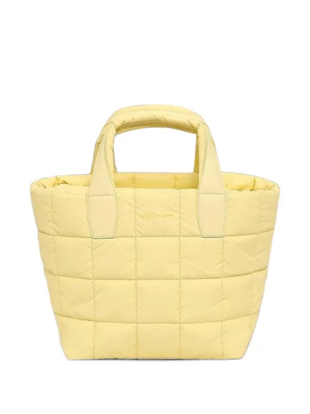 Matlasat geantă shopper Veecollective galben