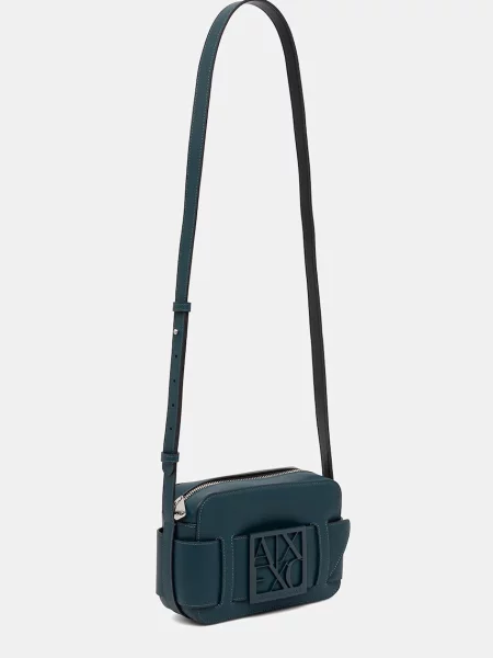 Crossbody kabelka Eax z ekologickej kože čierna