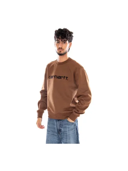 Bluza Carhartt Wip brązowa