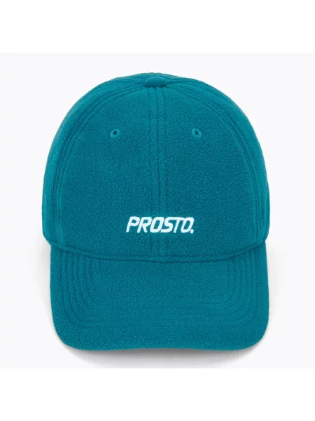 Czapka z daszkiem PROSTO Fleece niebieska