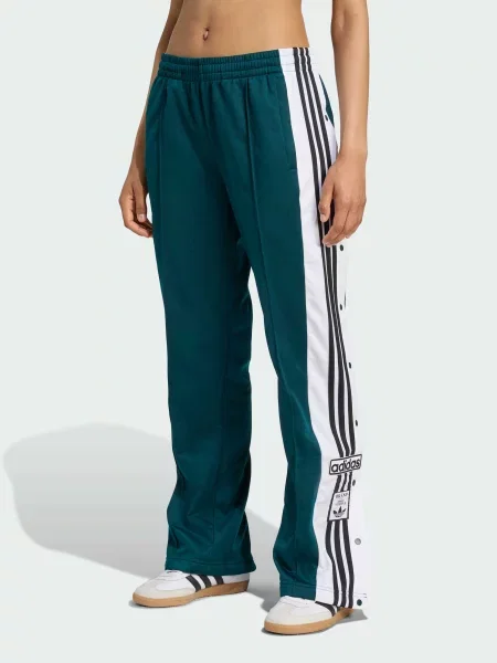 Повседневные брюки Adidas зеленые