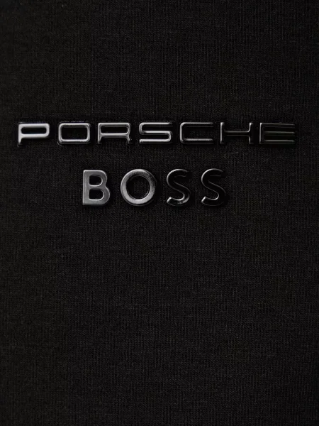 Свитер Boss Green с капюшоном зеленый