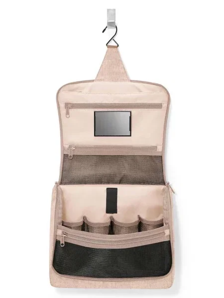 Kozmetická taška Reisenthel Toiletbag XL Twist Coffee béžová