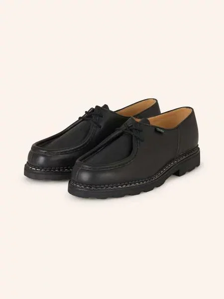Šněrovací kotníkové boty Paraboot černé