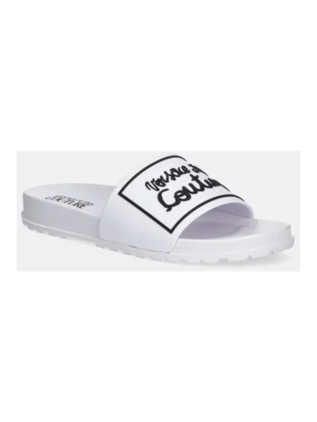 Klapki Versace Jeans Couture białe