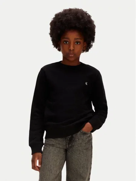 Calvin Klein Jeans Bluza Mini Badge czarny