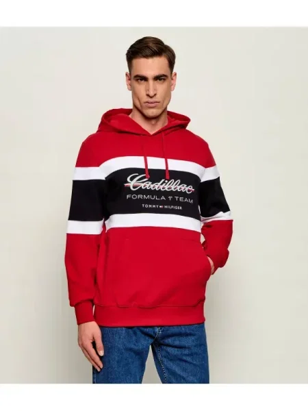 Tommy Hilfiger Hanorac Tommy Hilfiger x Cadillac Formula 1 Team roșu