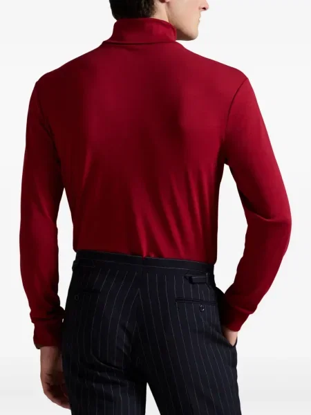 Ριγέ polo Polo Ralph Lauren με κουκούλα με αυτόγραφο λευκό