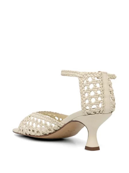 Sandale Souliers Martinez din piele alb