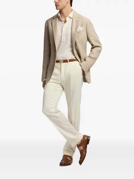 Sacou Ralph Lauren Purple Label cu model herringbone violet