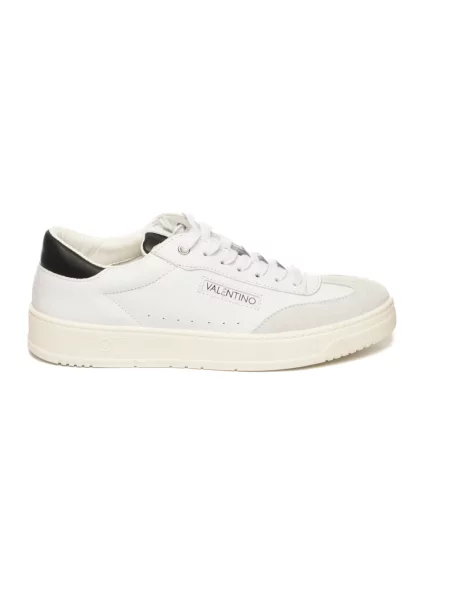 Lniane sneakersy Valentino By Mario Valentino białe