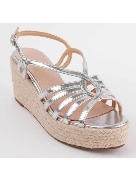 Pantofi Montevita argintiu