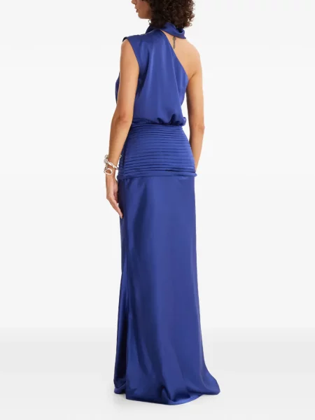 Rochie maxi Moos Studio de costum albastru