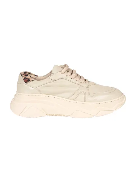 Sneakersy Liu Jo skórzane beżowe
