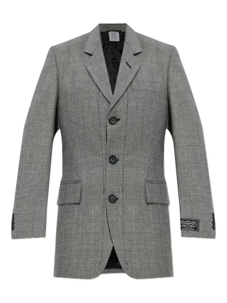 Sacou Vetements în carouri gri