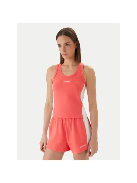Calvin Klein Swimwear Τοπ Slim Fit ροζ