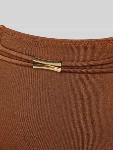 Bikiniowe majtki w kroju slim fit z detalem z logo model Hello Sunset' Marie Jo