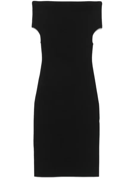 Rochie maxi Toteme tricotate de costum negru