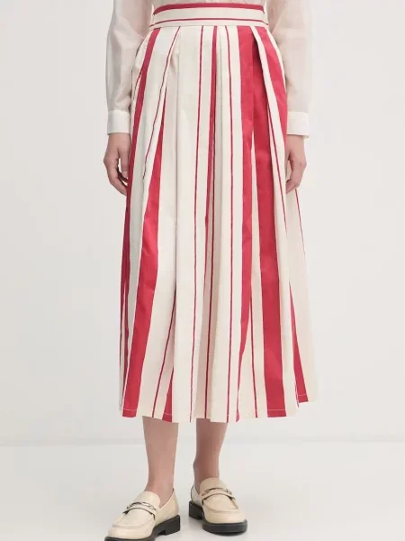 United Colors of Benetton spódnica z czerwona