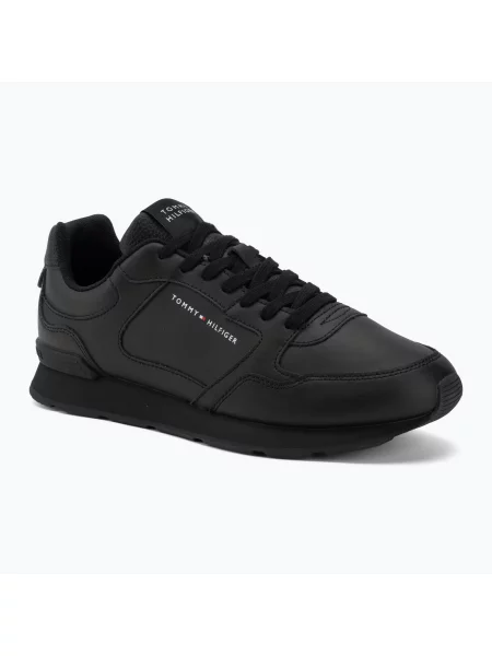 Încălțăminte pentru bărbați Tommy Hilfiger Light Eva Runner Leather black negru