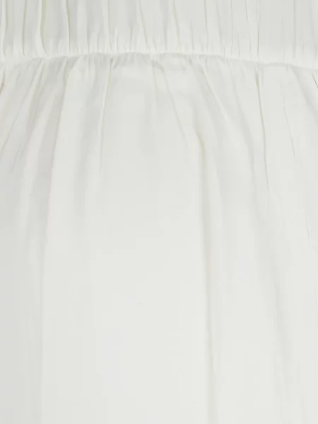 Pantaloni Silk95five alb
