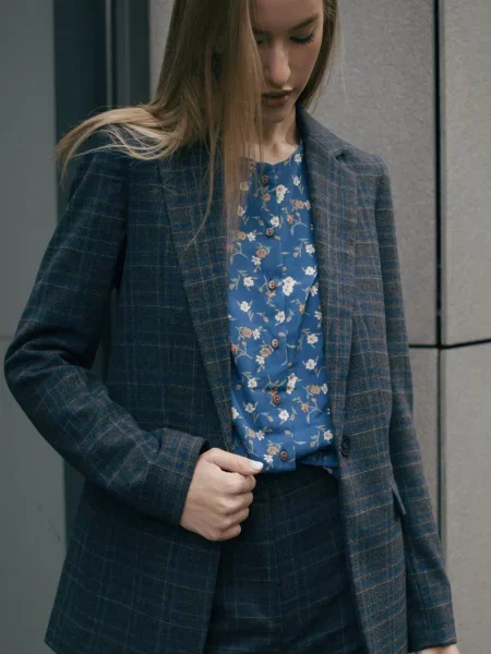 Піджак LadyLike бавовна/поліестер сірий