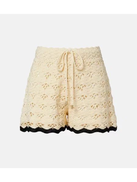 Pantaloni scurți Zimmermann alb