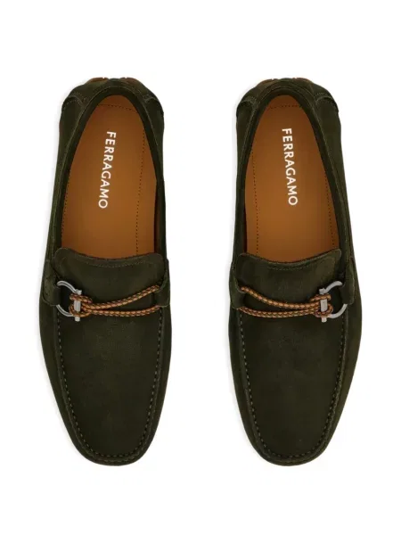 Pantofi loafer Ferragamo verde
