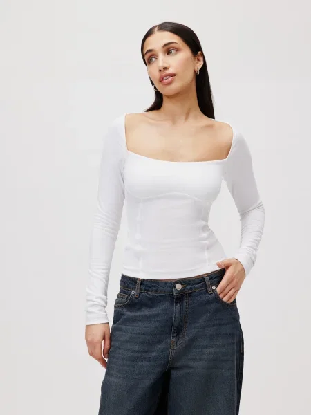 LeGer by Lena Gercke Tricou Kaili' alb