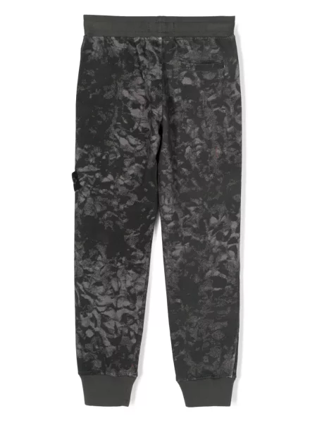 Spodnie dziecięce Stone Island czarne