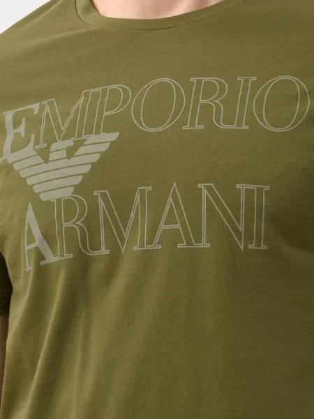 Футболка Emporio Armani зелена