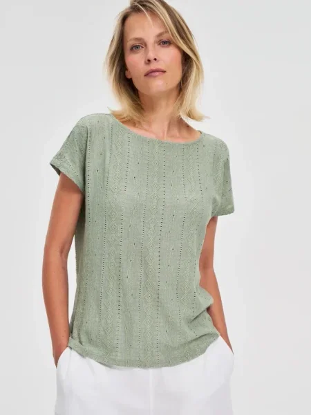 Bluză Marisse scurtă kaki