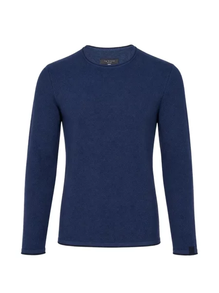 Pulover Rag & Bone cu decolteu rotund albastru