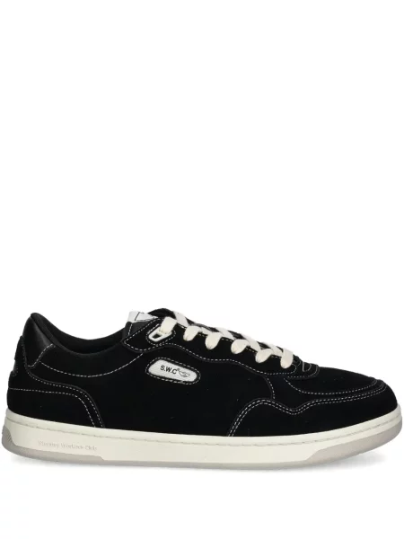 Sneakerși Stepney Workers Club din piele de căprioară negru