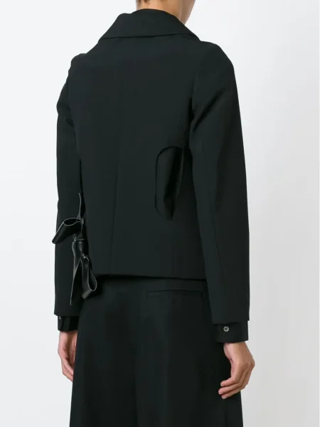 Geacă Comme Des Garçons cu funde negru