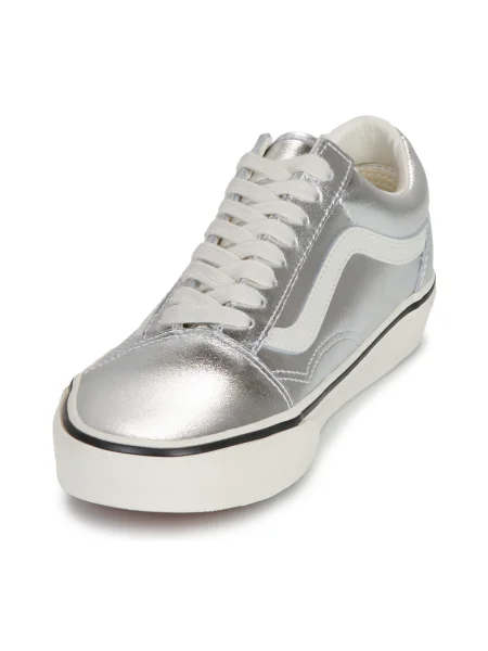 Pantofi Vans din piele argintiu