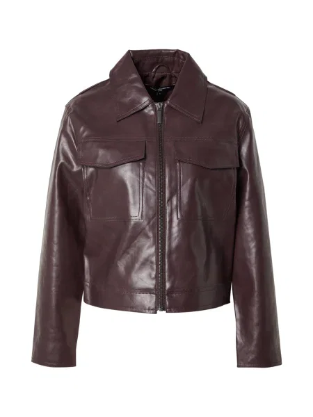 FRENCH CONNECTION Geacă de primăvară-toamnă KAYLEIGH bordeaux roșu