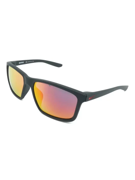 Ochelari de soare Nike cu cordon din jerseu cu imprimeu abstract gri